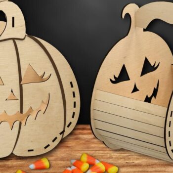 Intra απο ξύλο plywood  Χρώμα wenge 3mm-4mm πάχος - Αποκριάτικα καλάθια κοπής με λέιζερ Δίασταση 15x15 cm INTRAFABR-16073308 - Image 4