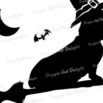 Intra απο ξύλο plywood Χρώμα wenge 3mm-4mm πάχος - Halloween Basset Hound Spooky Dog Δίασταση 15x15 cm INTRAFABR-86167261 - Image 2