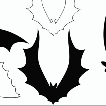 Intra απο ξύλο plywood Χρώμα wenge 3mm-4mm πάχος - Πακέτο Halloween Bat | Δίασταση 15x15 cm INTRAFABR-15481314 - Image 1