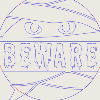 Intra απο ξύλο plywood Χρώμα wenge 3mm-4mm πάχος - Απόκριες Προσοχή Καλωσόρισμα Δίασταση 15x15 cm INTRAFABR-22481016 - Image 1