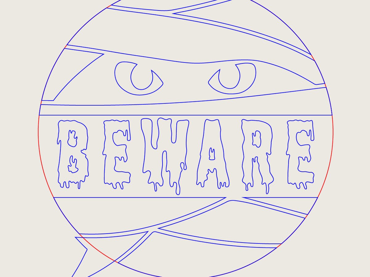 Intra απο ξύλο plywood  Χρώμα wenge 3mm-4mm πάχος - Απόκριες Προσοχή Καλωσόρισμα Δίασταση 15x15 cm INTRAFABR-22481016