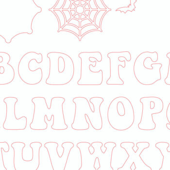 Intra απο ξύλο plywood Χρώμα wenge 3mm-4mm πάχος - ετικετών Halloween Boo Basket Δίασταση 15x15 cm INTRAFABR-21708561 - Image 3