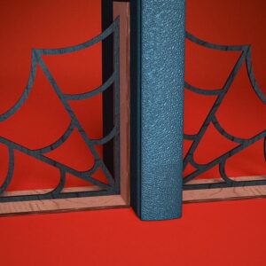 Intra απο ξύλο plywood  Χρώμα wenge 3mm-4mm πάχος - Halloween Bookend Δίασταση 15x15 cm INTRAFABR-16810283