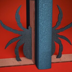 Intra απο ξύλο plywood  Χρώμα wenge 3mm-4mm πάχος - Halloween Bookend Δίασταση 15x15 cm INTRAFABR-16810409