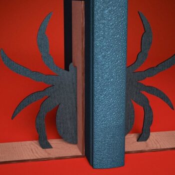 Intra απο ξύλο plywood Χρώμα wenge 3mm-4mm πάχος - Halloween Bookend Δίασταση 15x15 cm INTRAFABR-14690990 - Image 6