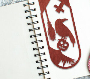 Intra απο ξύλο plywood  Χρώμα wenge 3mm-4mm πάχος - Απόκριες σελιδοδείκτης Design Δίασταση 4x4 cm INTRAFABR-15095515