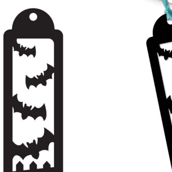 Intra απο ξύλο plywood  Χρώμα wenge 3mm-4mm πάχος - Halloween Bookmark Lasercut Δίασταση 15x15 cm INTRAFABR-15730108 - Image 9
