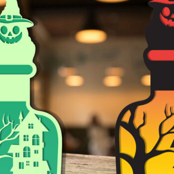 Intra απο ξύλο plywood Χρώμα wenge 3mm-4mm πάχος - Δέσμη Bottle Halloween Δίασταση 15x15 cm INTRAFABR-15097273 - Image 7