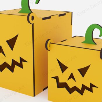 Intra απο ξύλο plywood  Χρώμα wenge 3mm-4mm πάχος - Αρχεία Laser Halloween Box Δίασταση 70x70 cm INTRAFABR-17663583 - Image 5