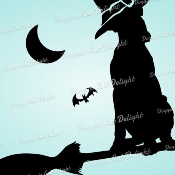 Intra απο ξύλο plywood  Χρώμα wenge 3mm-4mm πάχος - Halloween Boxer Spooky Dog Png Dxf Δίασταση 15x15 cm INTRAFABR-14861731 - Image 1