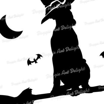 Intra απο ξύλο plywood  Χρώμα wenge 3mm-4mm πάχος - Halloween Boxer Spooky Dog Png Dxf Δίασταση 15x15 cm INTRAFABR-14861731 - Image 2