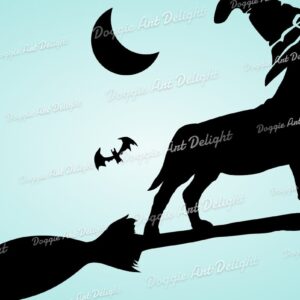 Intra απο ξύλο plywood  Χρώμα wenge 3mm-4mm πάχος - Halloween Bull Terrier Spooky Dog Δίασταση 15x15 cm INTRAFABR-16030915