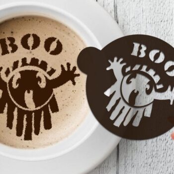 Intra απο ξύλο plywood  Χρώμα wenge 3mm-4mm πάχος - Στένσιλ για αποκριάτικες τούρτες/ κοπής/ Δίασταση 15x15 cm INTRAFABR-16013205 - Image 3