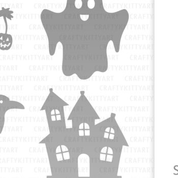 Intra απο ξύλο plywood  Χρώμα wenge 3mm-4mm πάχος - Πακέτο Halloween Cake Toppers Δίασταση 15x15 cm INTRAFABR-14846210 - Image 3