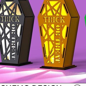 Intra απο ξύλο plywood Χρώμα wenge 3mm-4mm πάχος - Χάλοουιν Κερί Κουτί-σχίσιμο Δίασταση 20x20 cm INTRAFABR-14859927 - Image 2