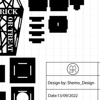 Intra απο ξύλο plywood Χρώμα wenge 3mm-4mm πάχος - Χάλοουιν Κερί Κουτί-σχίσιμο Δίασταση 20x20 cm INTRAFABR-14859927 - Image 3