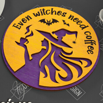 Intra απο ξύλο plywood  Χρώμα wenge 3mm-4mm πάχος - Πακέτο σουβέρ για Halloween | Σουβέρ Κυπέλλου Δίασταση 15x15 cm INTRAFABR-36777867 - Image 3