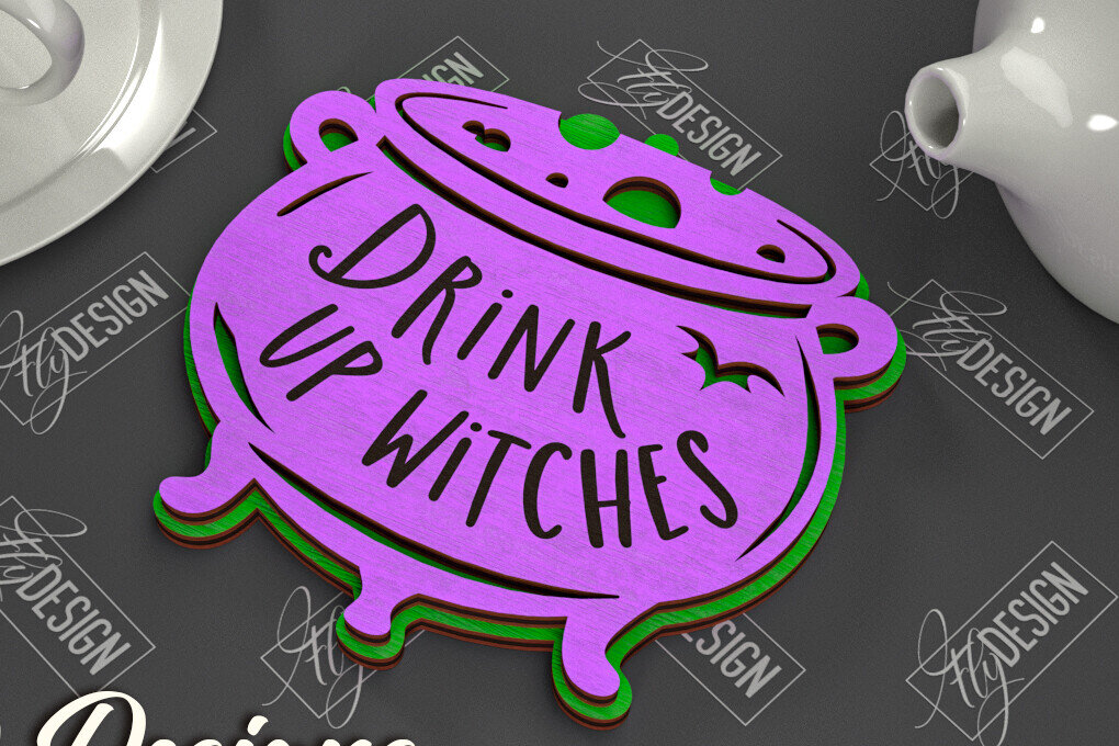 Intra απο ξύλο plywood  Χρώμα wenge 3mm-4mm πάχος - Σουβέρ αποκριών | Κύπελλο σουβέρ πρότυπο Δίασταση 15x15 cm INTRAFABR-16786403