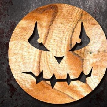 Intra απο ξύλο plywood Χρώμα wenge 3mm-4mm πάχος - Αρχεία αποκοπής με λέιζερ Halloween Coasters Δίασταση 10x8 cm INTRAFABR-22991239 - Image 4