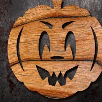 Intra απο ξύλο plywood Χρώμα wenge 3mm-4mm πάχος - Αρχεία αποκοπής με λέιζερ Halloween Coasters Δίασταση 10x8 cm INTRAFABR-22991239 - Image 5