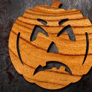 Intra απο ξύλο plywood Χρώμα wenge 3mm-4mm πάχος - Αρχεία αποκοπής με λέιζερ Halloween Coasters Δίασταση 10x8 cm INTRAFABR-22991239 - Image 6