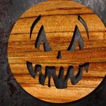 Intra απο ξύλο plywood Χρώμα wenge 3mm-4mm πάχος - Αρχεία αποκοπής με λέιζερ Halloween Coasters Δίασταση 10x8 cm INTRAFABR-22991239 - Image 9