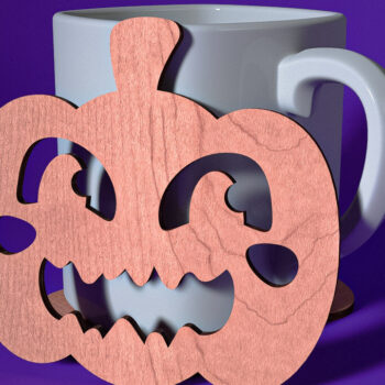 Intra απο ξύλο plywood Χρώμα wenge 3mm-4mm πάχος - Σουβέρ Halloween | Λέιζερ Δίασταση 15x15 cm INTRAFABR-21849745 - Image 7