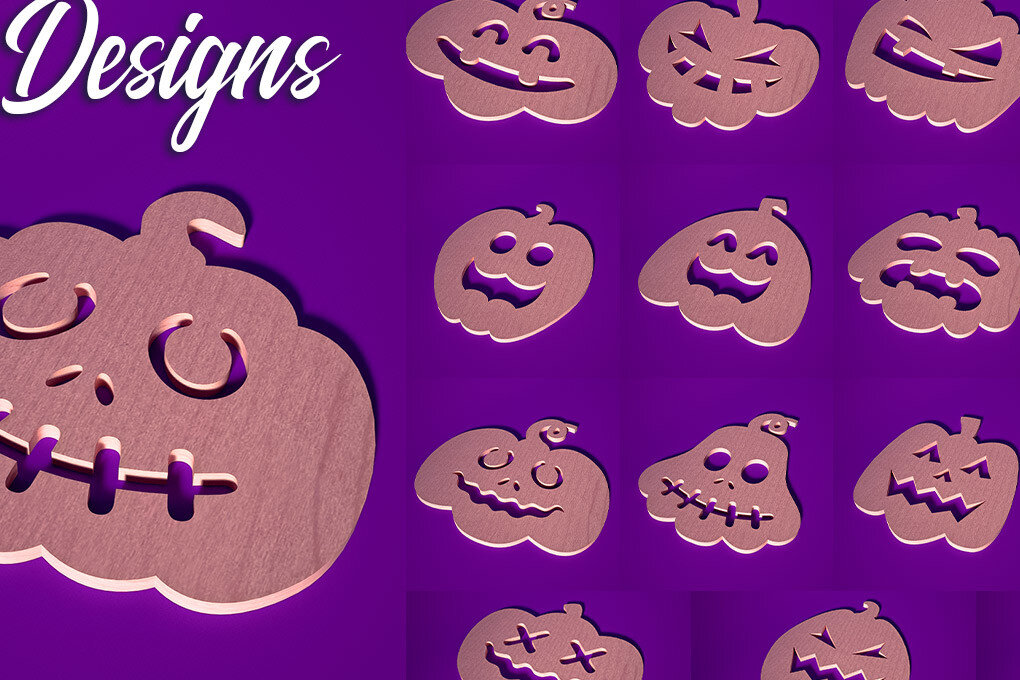 Intra απο ξύλο plywood  Χρώμα wenge 3mm-4mm πάχος - Σουβέρ για Halloween Δίασταση 15x15 cm INTRAFABR-21563304