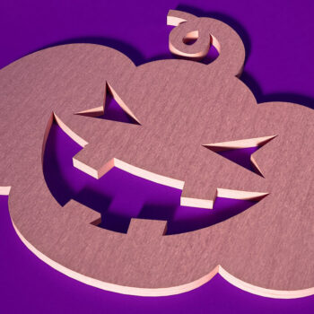 Intra απο ξύλο plywood  Χρώμα wenge 3mm-4mm πάχος - Σουβέρ για Halloween Δίασταση 15x15 cm INTRAFABR-21563304 - Image 7