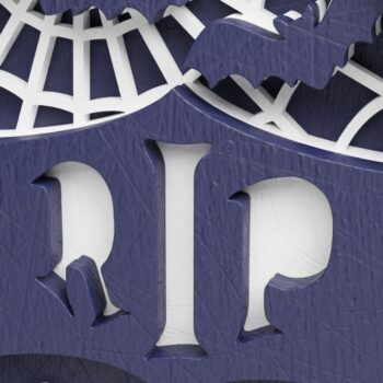 Intra απο ξύλο plywood Χρώμα wenge 3mm-4mm πάχος - Halloween Coffin 3D || ΔΕΜΑ || Δίασταση 40x50 cm INTRAFABR-23627386 - Image 7