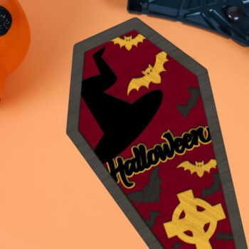 Intra απο ξύλο plywood Χρώμα wenge 3mm-4mm πάχος - Διακοσμητικό πρότυπο φέρετρων αποκριών Δίασταση 7x12 cm INTRAFABR-29949203 - Image 2