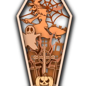 Intra απο ξύλο plywood  Χρώμα wenge 3mm-4mm πάχος - HALLOWEEN COFFIN Ξύλινο ντεκόρ Δίασταση 3x12 cm INTRAFABR-63610454 - Image 7