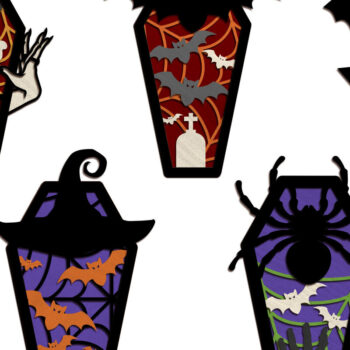 Intra απο ξύλο plywood  Χρώμα wenge 3mm-4mm πάχος - Πρότυπο κοπής πολλών επιπέδων αποκριάτικων φέρετρων Δίασταση 8x13 cm INTRAFABR-19044864 - Image 6