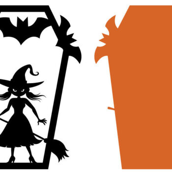 Intra απο ξύλο plywood  Χρώμα wenge 3mm-4mm πάχος - Halloween Coffins Τέχνη τοίχου Δίασταση 40x50 cm INTRAFABR-120466158 - Image 3