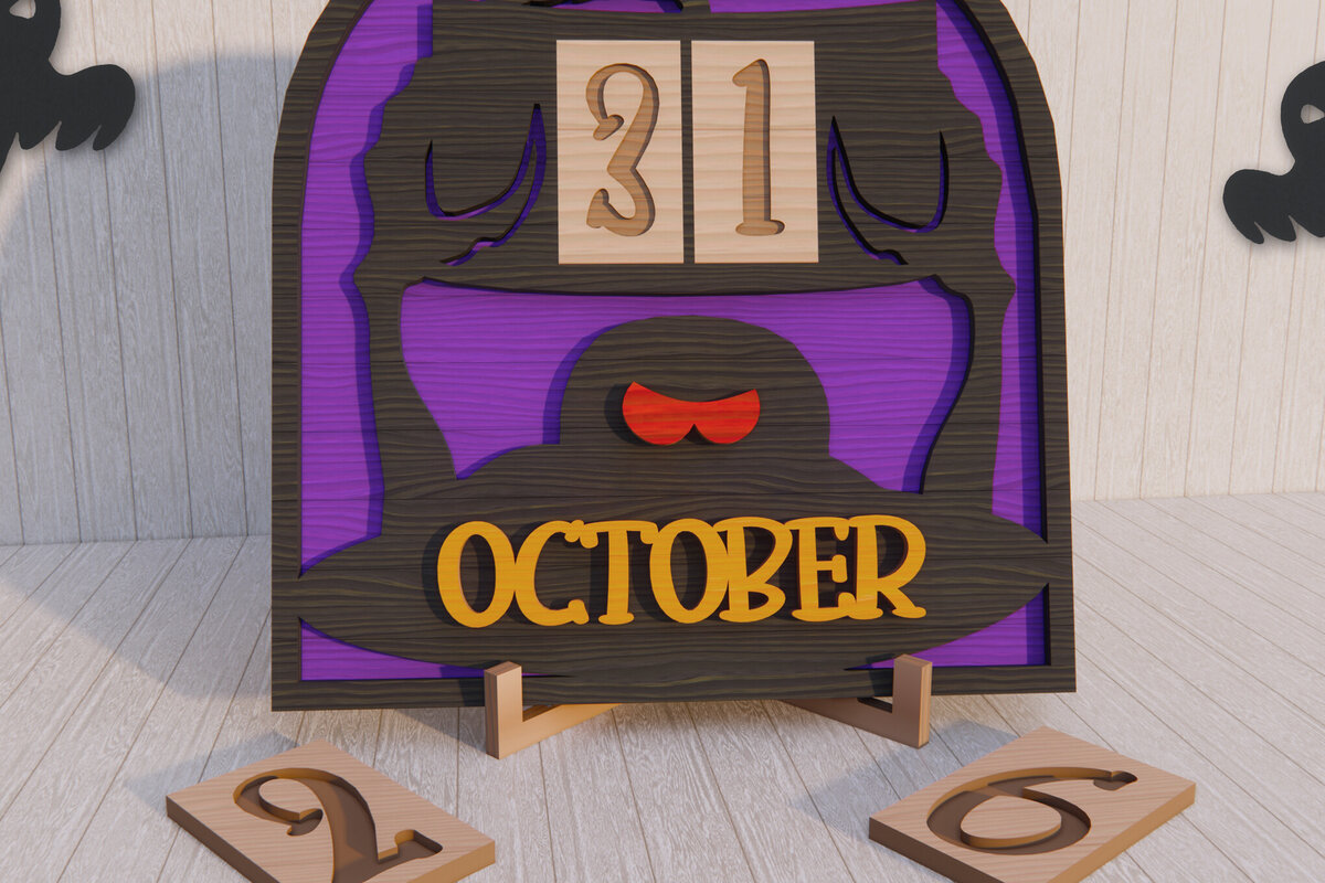 Intra απο ξύλο plywood  Χρώμα wenge 3mm-4mm πάχος - Αποαντίστροφης μέτρησης για το Halloween Δίασταση 15x15 cm INTRAFABR-25192148