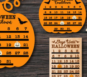 Intra απο ξύλο plywood  Χρώμα wenge 3mm-4mm πάχος - Αποαντίστροφης μέτρησης για το Halloween Δίασταση 15x15 cm INTRAFABR-25206789