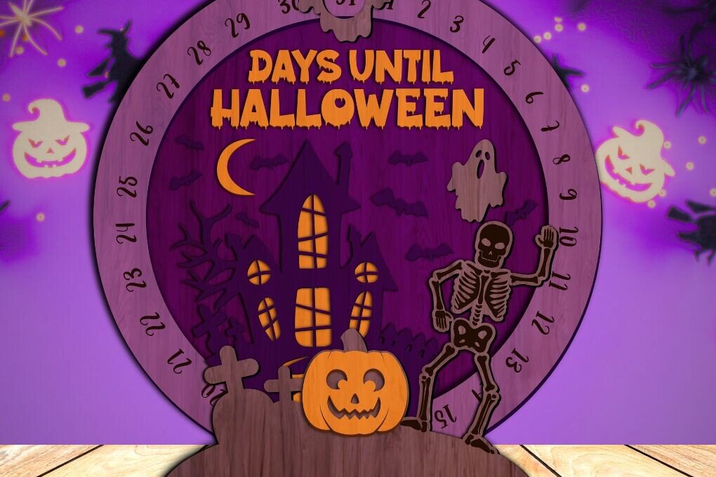 Intra απο ξύλο plywood  Χρώμα wenge 3mm-4mm πάχος - Αποαντίστροφης μέτρησης για το Halloween Δίασταση 15x15 cm INTRAFABR-25223489