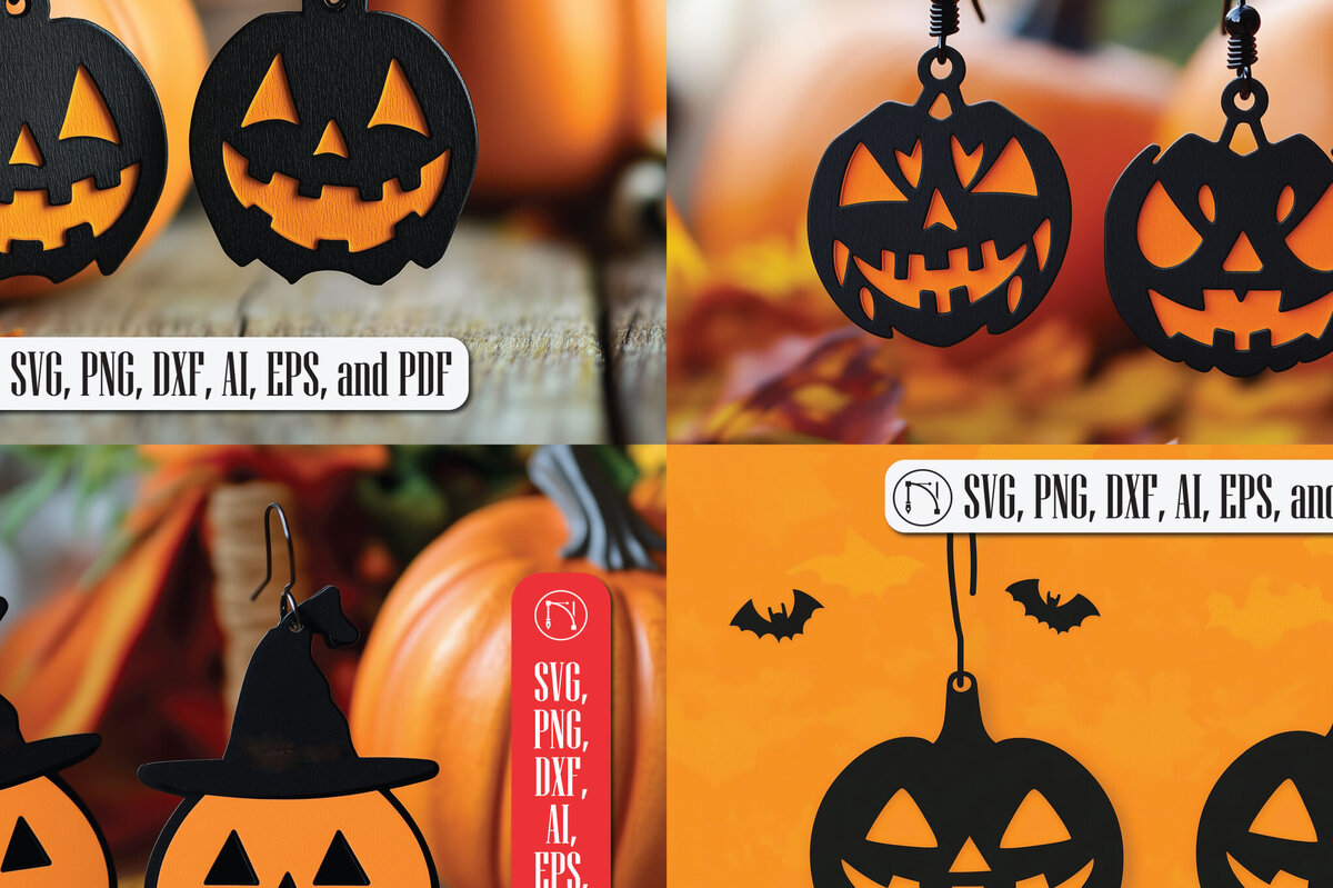 Intra απο ξύλο plywood  Χρώμα wenge 3mm-4mm πάχος - Πακέτο για Halloween Dangle Earring Δίασταση 3x3 cm INTRAFABR-111758458