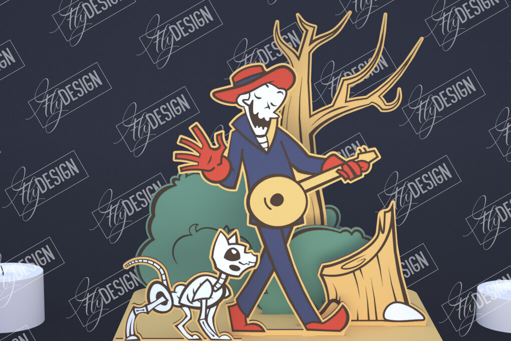 Intra απο ξύλο plywood  Χρώμα wenge 3mm-4mm πάχος - Διακόσμηση αποκριών | 3D σκηνή αποκριών Δίασταση 15x15 cm INTRAFABR-116844306