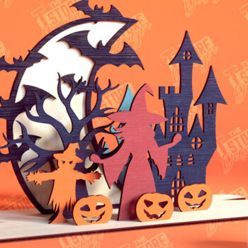 Intra απο ξύλο plywood  Χρώμα wenge 3mm-4mm πάχος - Διακόσμηση αποκριών | 3D σκηνή αποκριών|CNC Δίασταση 15x15 cm INTRAFABR-116880809 - Image 1