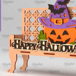 Intra απο ξύλο plywood  Χρώμα wenge 3mm-4mm πάχος - Halloween Decor . Halloween Δίασταση 15x15 cm INTRAFABR-124849078