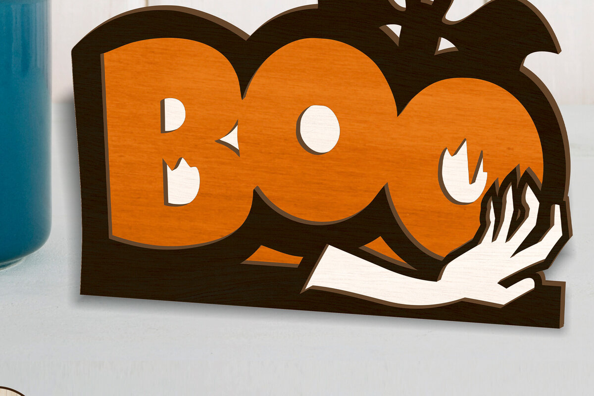 Intra απο ξύλο plywood  Χρώμα wenge 3mm-4mm πάχος - Αποκριάτικη διακόσμηση με ρόπαλο Δίασταση 8x4 cm INTRAFABR-29435443