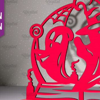 Intra απο ξύλο plywood  Χρώμα wenge 3mm-4mm πάχος - Δέσμη κοπής με λέιζερ αποκριάτικες διακοσμήσεις Δίασταση 15x15 cm INTRAFABR-29435471 - Image 7