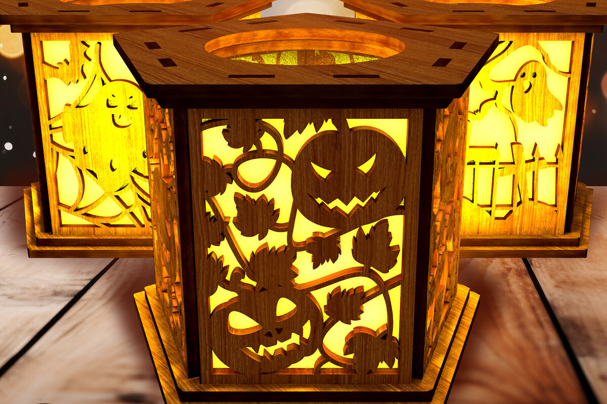 Intra απο ξύλο plywood  Χρώμα wenge 3mm-4mm πάχος - Διακοσμητικό Σετ Κηροπήγιο Απόκριες Δίασταση 4x4 cm INTRAFABR-29488061