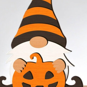 Intra απο ξύλο plywood Χρώμα wenge 3mm-4mm πάχος - Σετ διακοσμητικών καλικάντζαρων αποκριών Δίασταση 8x6 cm INTRAFABR-19315238 - Image 4