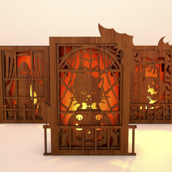 Intra απο ξύλο plywood  Χρώμα wenge 3mm-4mm πάχος - Αποκριάτικα διακοσμητικά κομμένα αρχεία φωτός Δίασταση 5x5 cm INTRAFABR-103983948 - Image 1