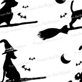 Intra απο ξύλο plywood  Χρώμα wenge 3mm-4mm πάχος - Πακέτο Halloween Dog Spooky Dog Png Δίασταση 15x15 cm INTRAFABR-30179369 - Image 3
