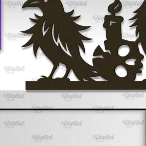 Intra απο ξύλο plywood  Χρώμα wenge 3mm-4mm πάχος - με λέιζερ γωνία πόρτας αποκριών Δίασταση 15x15 cm INTRAFABR-11323322