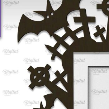 Intra απο ξύλο plywood  Χρώμα wenge 3mm-4mm πάχος - με λέιζερ γωνία πόρτας αποκριών Δίασταση 15x15 cm INTRAFABR-10094700 - Image 1