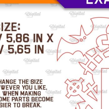 Intra απο ξύλο plywood  Χρώμα wenge 3mm-4mm πάχος - με λέιζερ γωνία πόρτας αποκριών Δίασταση 15x15 cm INTRAFABR-10094700 - Image 2